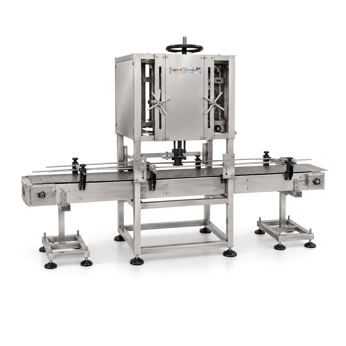 Semi Automatic Lid Pressing Machine alternate angle