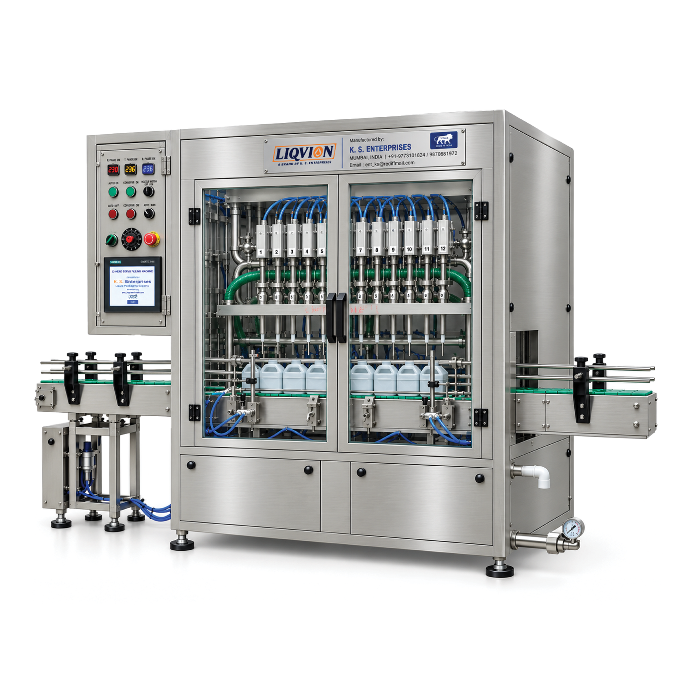 Automatic Volumetric Filling Machine (Servo Base) alternate angle