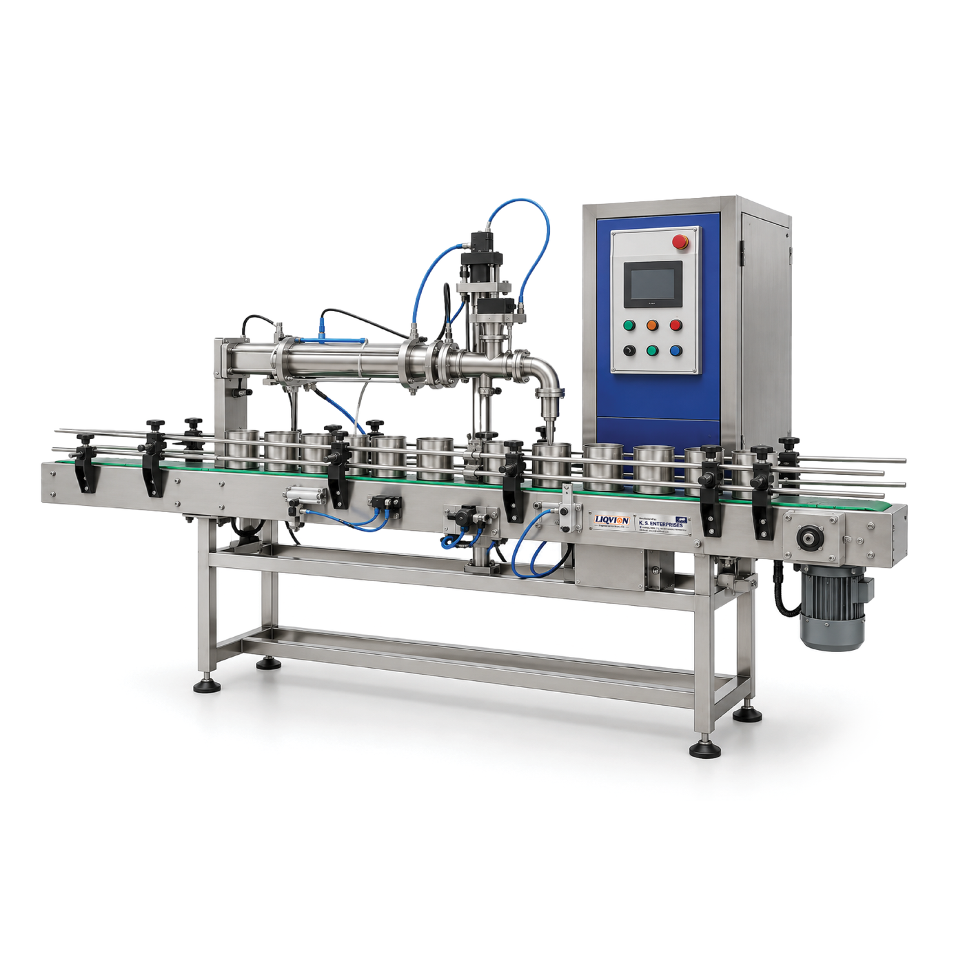 Semi Automatic Grease Filling Machine (PLC Base) alternate angle