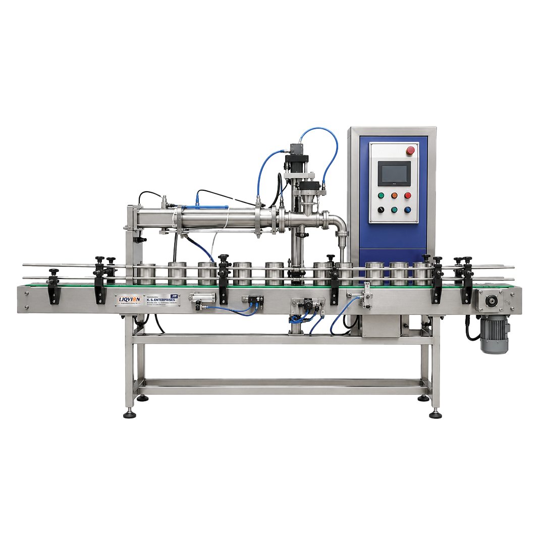 Semi Automatic Grease Filling Machine (PLC Base)